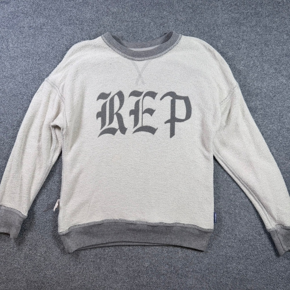 REP Taylor Swift Spirit Jersey Sweatshirt Small Gray Reversible Reputation - Picture 7 of 8